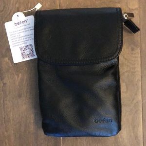 befen Leather Small Cell Phone Crossbody Wallet Purse and Bags for Women